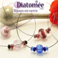 bijoux en verre Diatomée